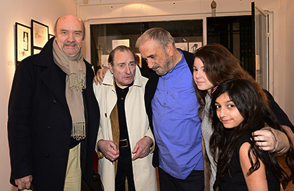 Jean-Paul Rappeneau, Pierre Etaix, Jean-Claude Carrière et des proches réunis pour "l'occasion".