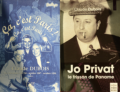 Deux des ouvrages de Claude Dubois.
