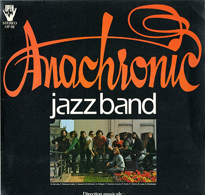 Disque de l'Anachronic Jazz Band 1 années 76-80. (Doc : Adjam)