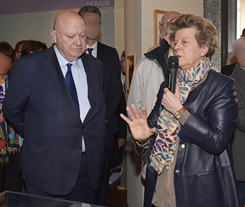 Le maire était présent pour suivre la présentation d'Agnès Barbier.