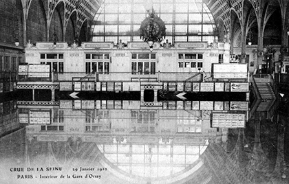 Le musée d'Orsay en 1910.