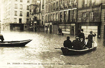 Les rues de Paris en 1910