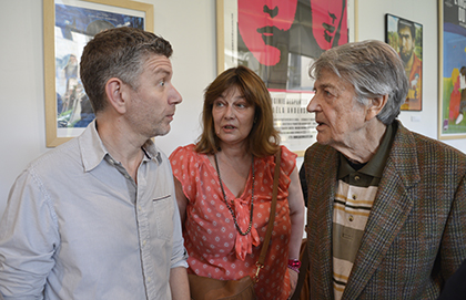 Fabien Houi, Patricia Barzyk, et Jean-Pierre Mocky