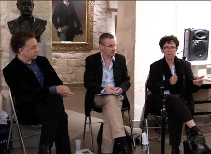 Philippe Coen, Emmanuel Pierrat et Annette Wieviorka, le 26 mai