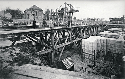 Construction du Sacré-Coeur