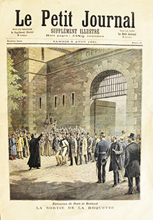 Le Petit Journal, 8 août 1891, la Une pour l'exécution de Doré et Berland le 27 juillet.