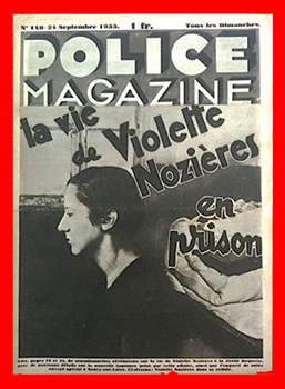 Numéro de Police magazine 24 septembre 1933 consacré à Violette Nozières.