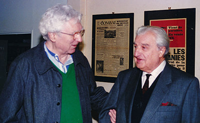 Pierre Faucheux l'architecte du livre qui a façonné pour Pauvert la collection Liberté en compagnie de Bernard Gheerbrant l'éditeur.