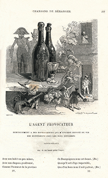 "L'Agent provocateur" dans le volume des "chansons de P.-J. de Béranger, anciennes et posthumes" (1866)