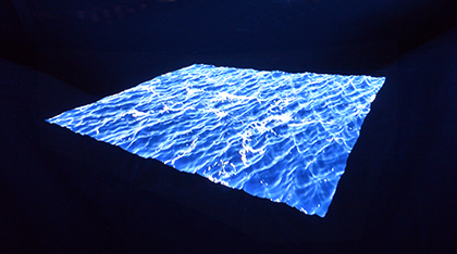 Open Sea, installation Hologramme