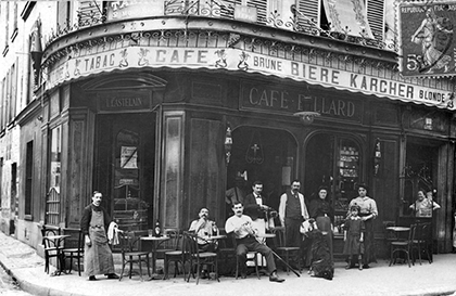 Commerce Bar Café Buvette de l'Amitié Toulouse Photo ancienne 1920 retirage 
